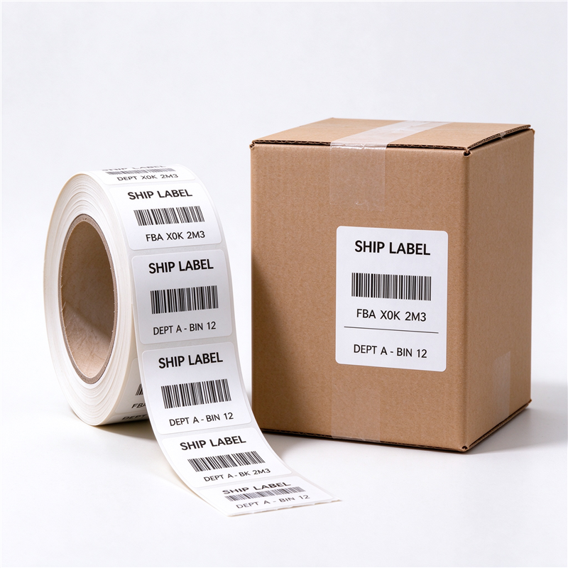 Custom printed Amazon FBA barcode and product packaging labels