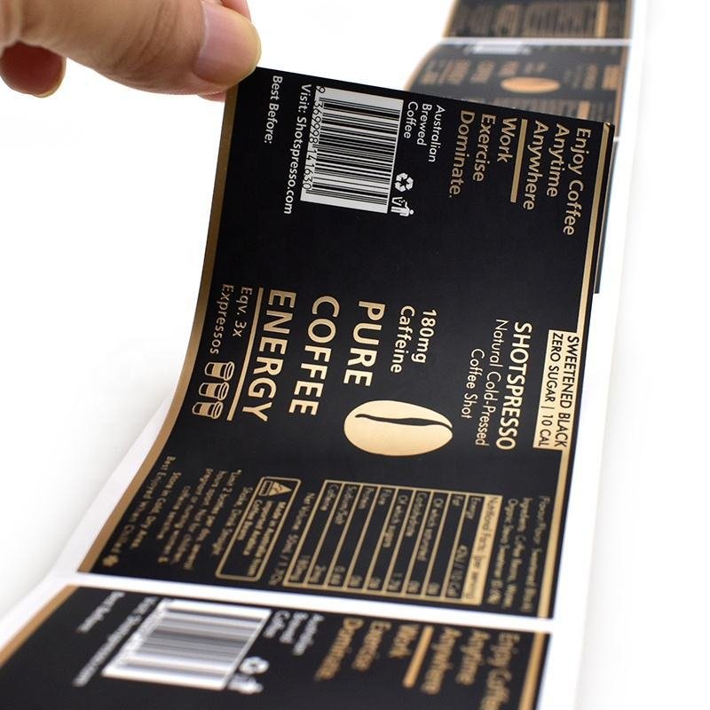 Custom Printed Coffee Labels