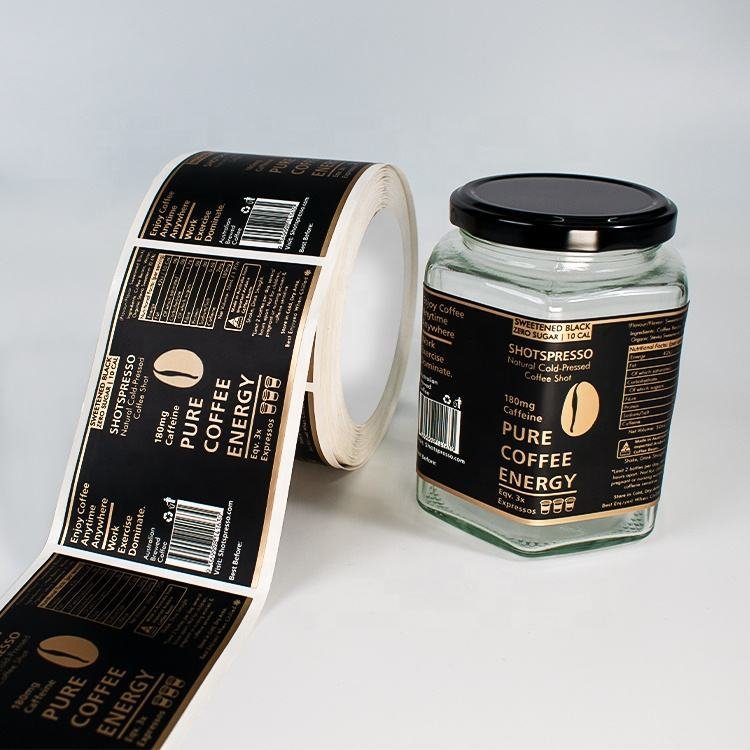 Custom Printed Coffee Labels - Image 2