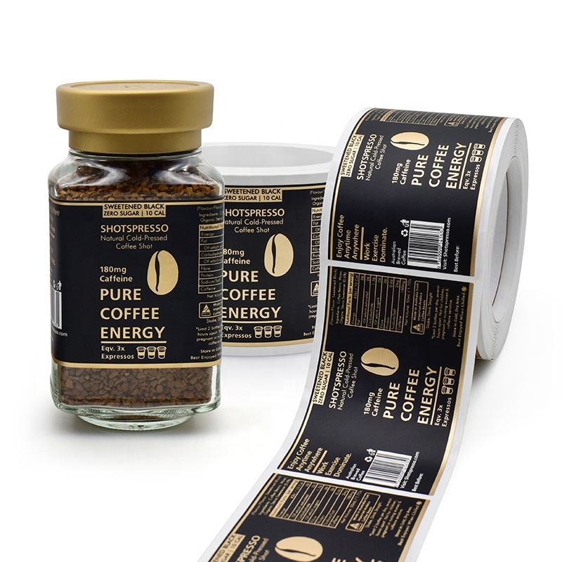 Custom Printed Coffee Labels - Image 3