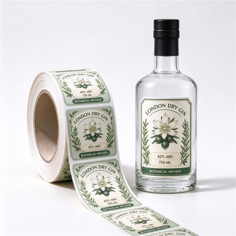 Gin Bottle Labels