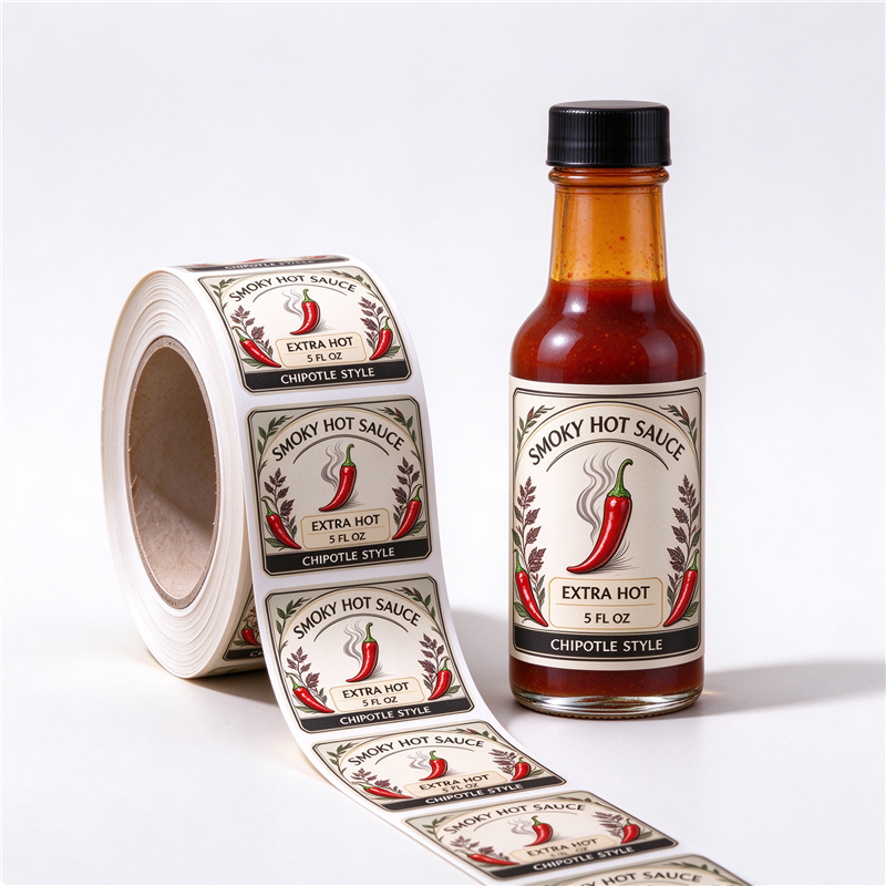 Hot Sauce Labels Main View